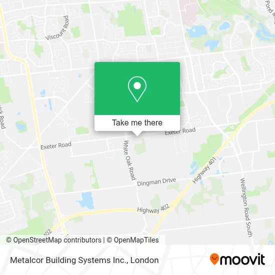 Metalcor Building Systems Inc. map