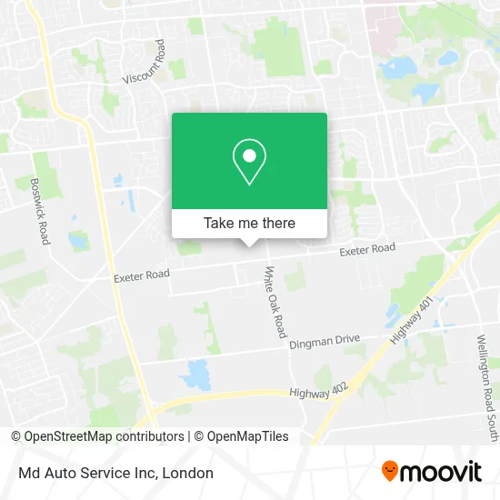 Md Auto Service Inc map