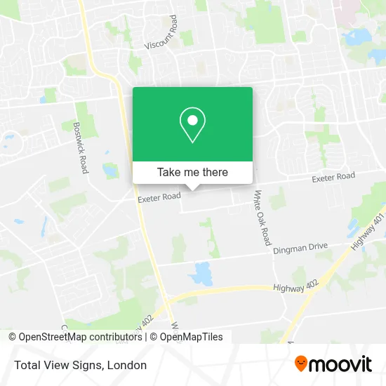 Total View Signs map