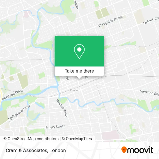 Cram & Associates map
