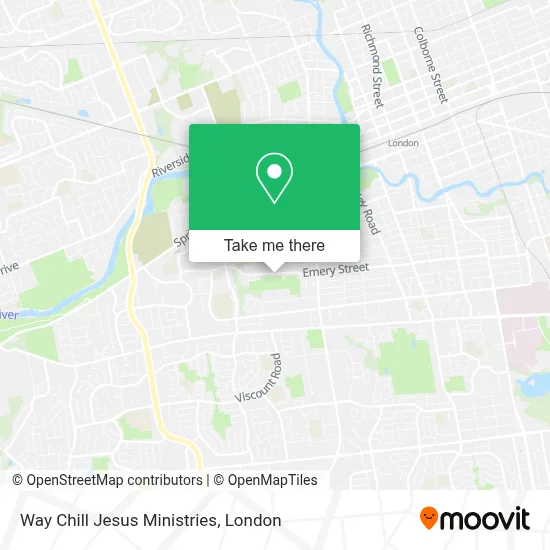 Way Chill Jesus Ministries map