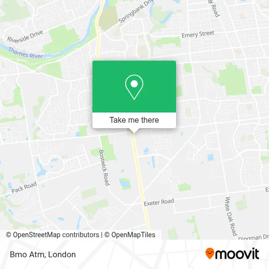 Bmo Atm map