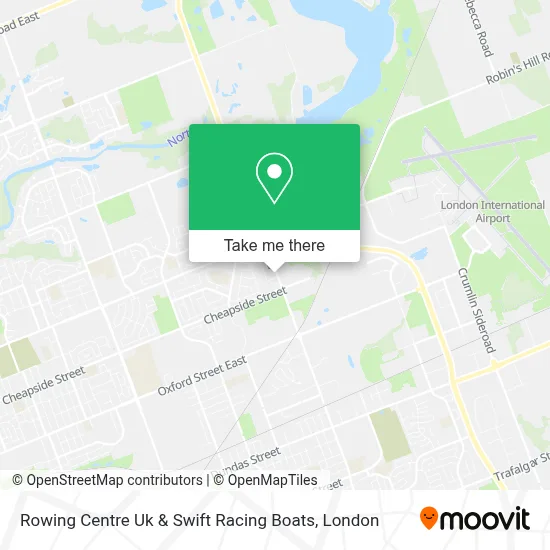 Rowing Centre Uk & Swift Racing Boats map