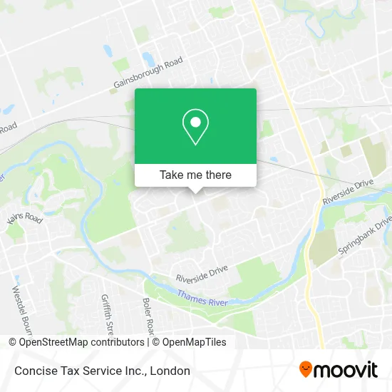 Concise Tax Service Inc. map