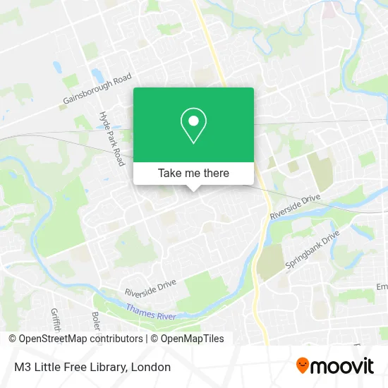 M3 Little Free Library map