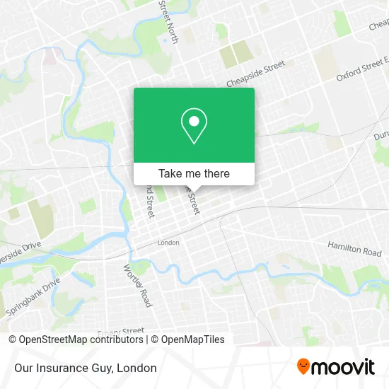 Our Insurance Guy map