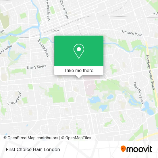 First Choice Hair map