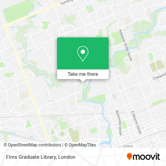 Fims Graduate Library map