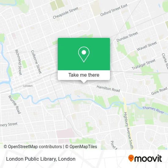 London Public Library map
