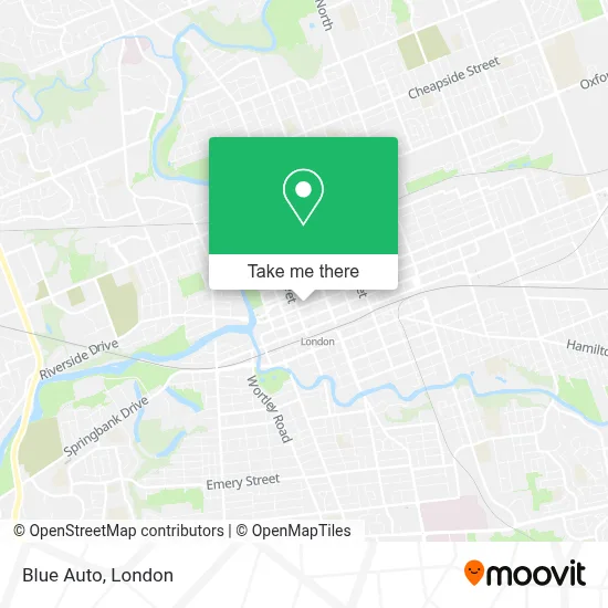 Blue Auto map