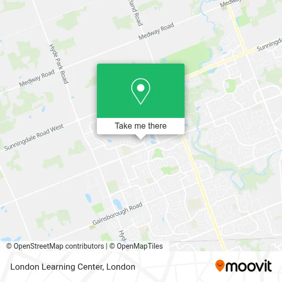 London Learning Center map