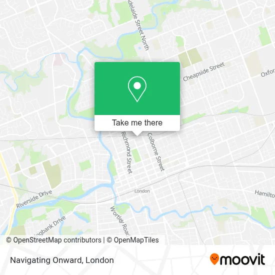 Navigating Onward map