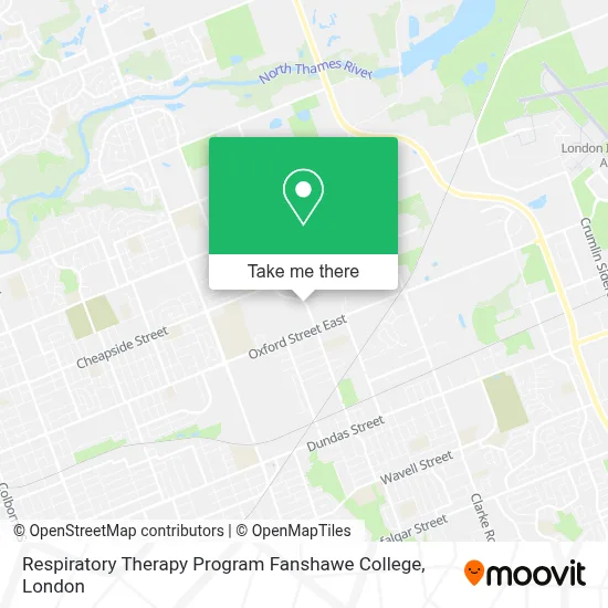 Respiratory Therapy Program Fanshawe College map