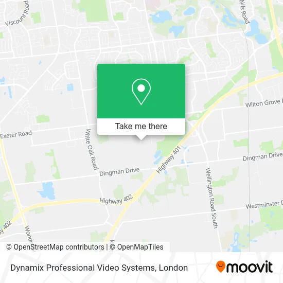 Dynamix Professional Video Systems map