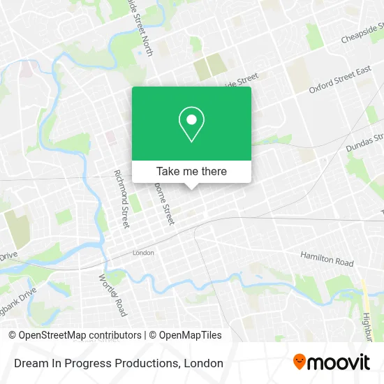 Dream In Progress Productions map