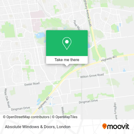 Absolute Windows & Doors map