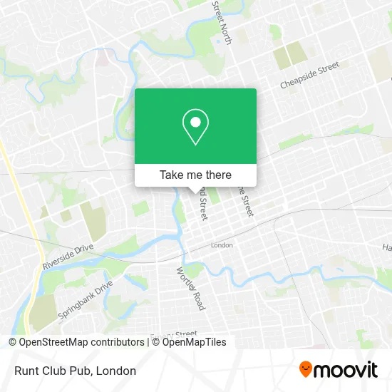 Runt Club Pub map