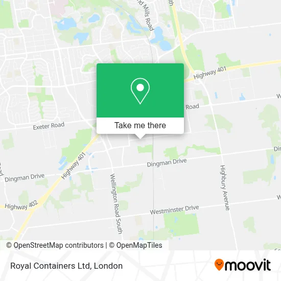 Royal Containers Ltd map