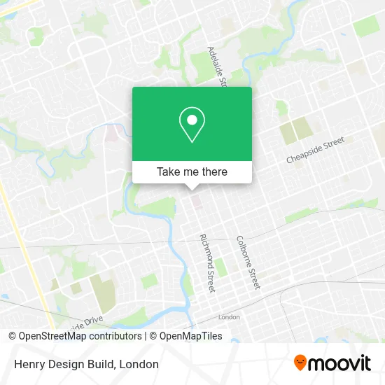 Henry Design Build map