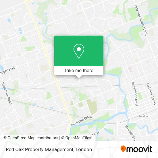 Red Oak Property Management map