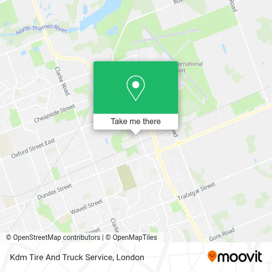 Kdm Tire And Truck Service map