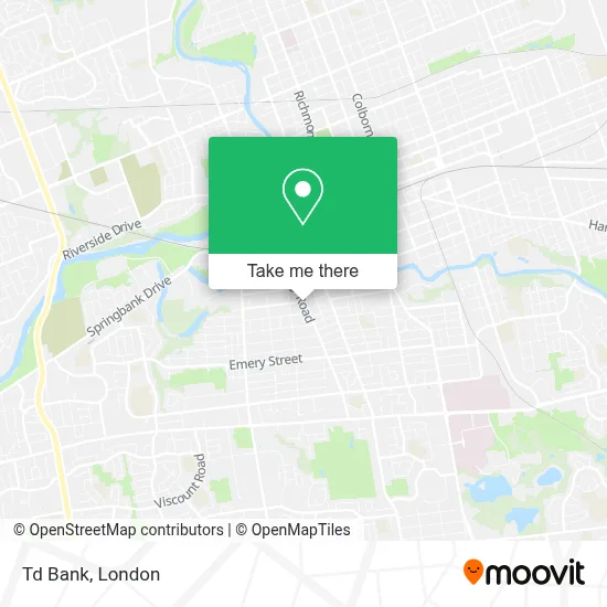 Td Bank map