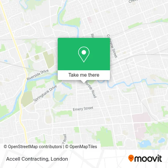 Accell Contracting map