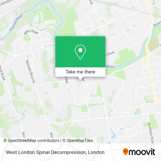 West London Spinal Decompression map