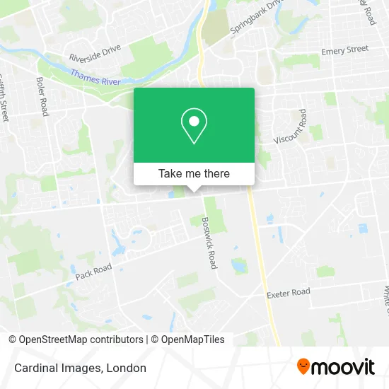 Cardinal Images map