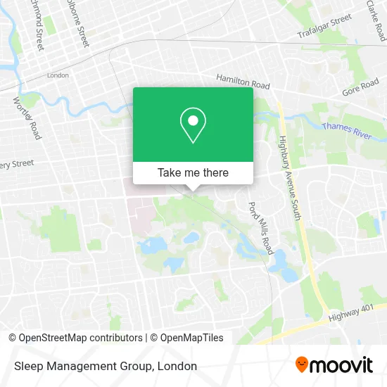 Sleep Management Group map