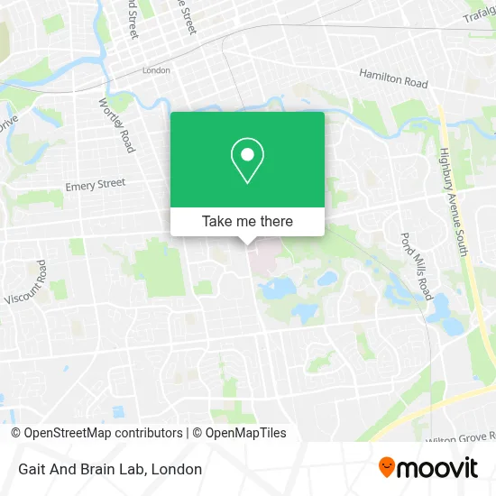 Gait And Brain Lab map