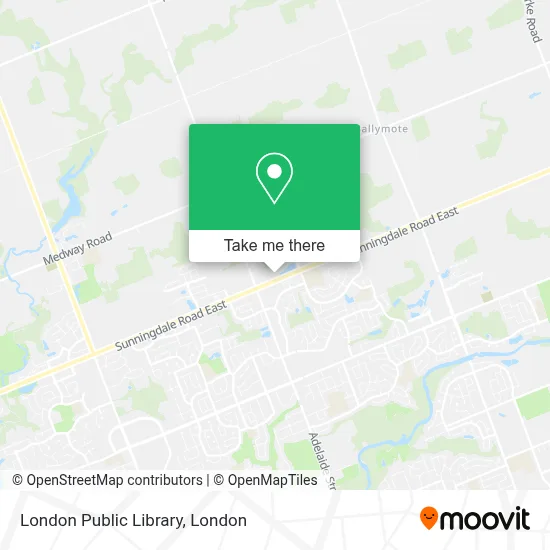 London Public Library map