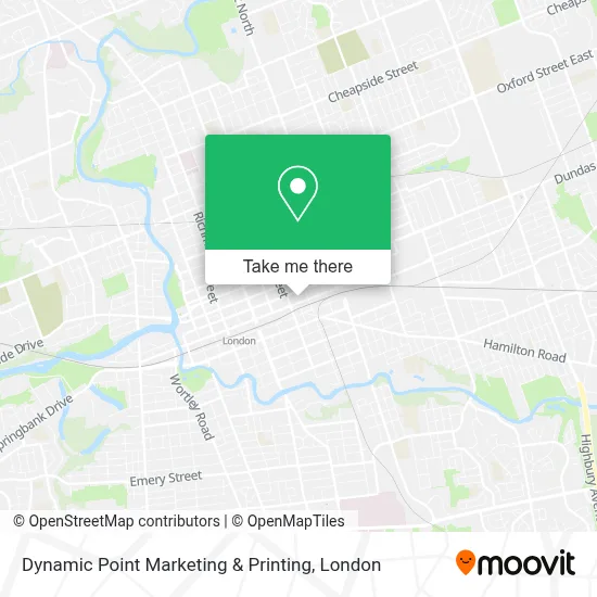 Dynamic Point Marketing & Printing map