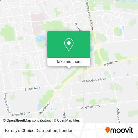 Family's Choice Distribution map