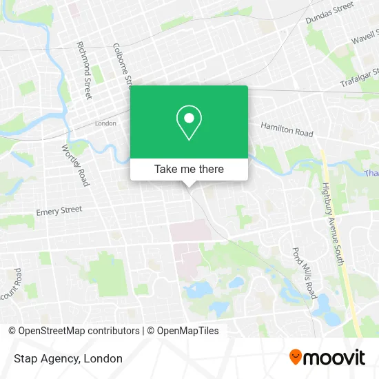Stap Agency map