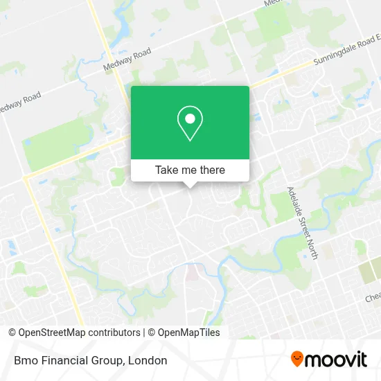 Bmo Financial Group map