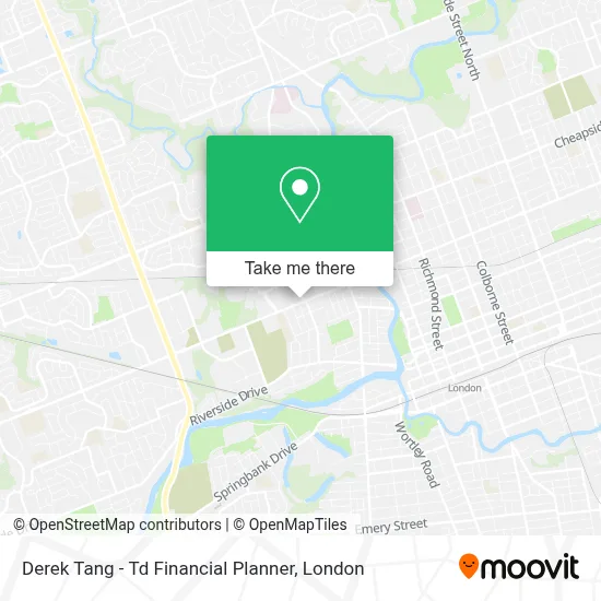 Derek Tang - Td Financial Planner map