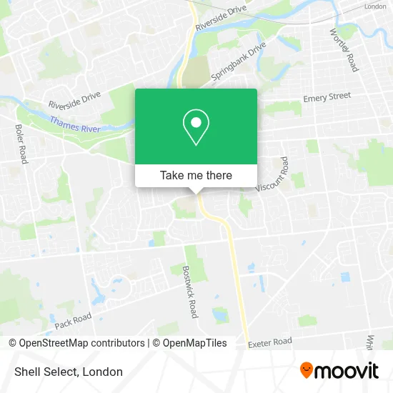 Shell Select map
