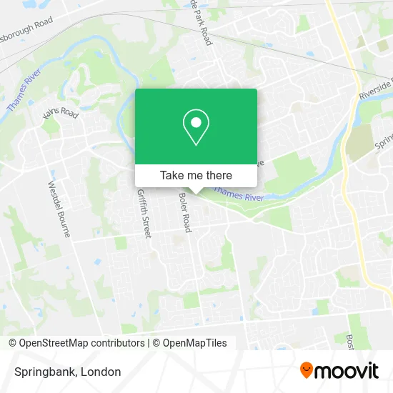Springbank map