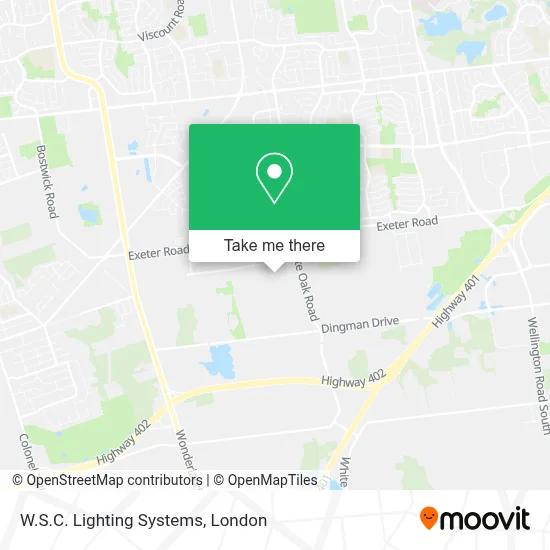 W.S.C. Lighting Systems map