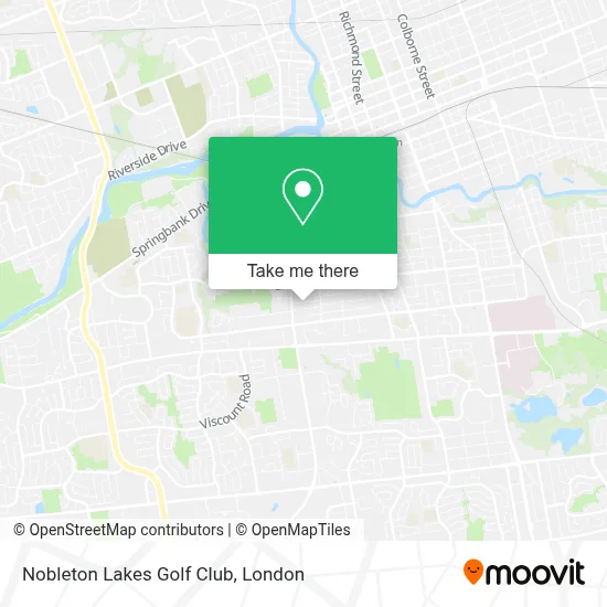 Nobleton Lakes Golf Club map