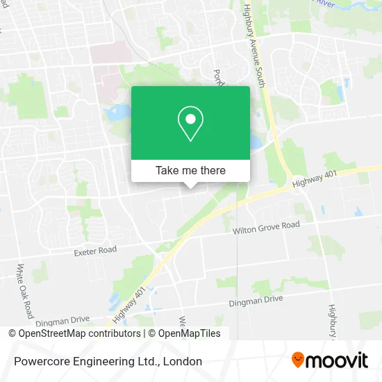 Powercore Engineering Ltd. map