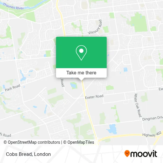 Cobs Bread map