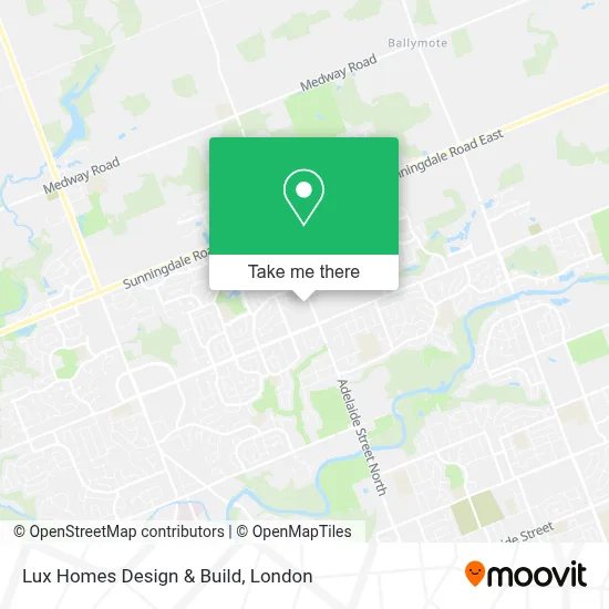 Lux Homes Design & Build map