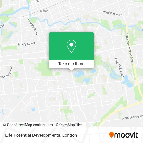 Life Potential Developments map