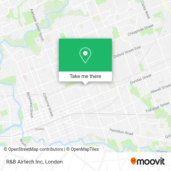 R&B Airtech Inc map