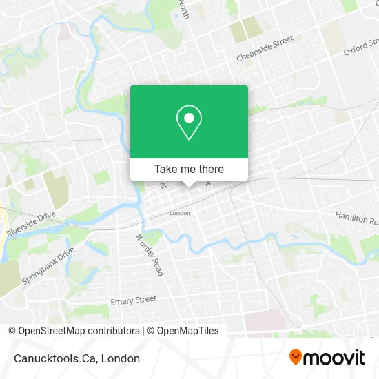 Canucktools.Ca map