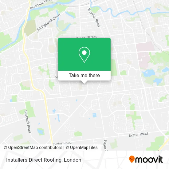 Installers Direct Roofing map
