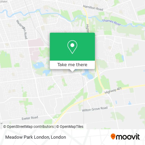 Meadow Park London plan