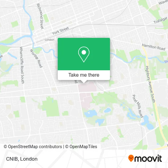 CNIB map